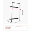 image:imageVEVOR Folding Power Cage WallMounted Power Rack Squat Rack Multifunctional Strength Training Workout Equipment with Landmine Holder Adjustable JHooks amp PullUp Bar for Home Gym 1000LBS Capacity
