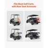 image:imageVEVOR Golf Cart Bag Holder 309 x 278 x 161inch Compatible withYamaha EZGO Club Car Rear Seat Grab Bar SpaceSaving Carbon Steel Bag Holder Bracket NoDrilling Installation Black