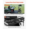 image:imageVEVOR Golf Cart Bag Holder 309 x 278 x 161inch Compatible withYamaha EZGO Club Car Rear Seat Grab Bar SpaceSaving Carbon Steel Bag Holder Bracket NoDrilling Installation Black