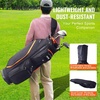 image:imageVEVOR Golf Cart Bag with 14 Way Organizer Divider Top Premium Cart Bag with Stand Durable Golf Bags with Handles amp Dust Cover amp Detachable Dual Strap for Men amp WomenBlackOrange