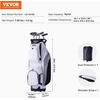 image:imageVEVOR Golf Cart Bag with 14 Way Organizer Divider Top Premium Cart Bag with Stand Durable Golf Bags with Handles amp Dust Cover amp Detachable Dual Strap for Men amp WomenWhite