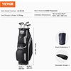 image:imageVEVOR Golf Cart Bag with 14 Way Organizer Divider Top Premium Cart Bag with Stand Durable Golf Bags with Handles amp Dust Cover amp Detachable Dual Strap for Men amp WomenBlackLight gray
