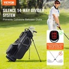 image:imageVEVOR Golf Cart Bag with 14 Way Organizer Divider Top Premium Cart Bag with Stand Durable Golf Bags with Handles amp Dust Cover amp Detachable Dual Strap for Men amp WomenBlack