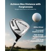 image:imageVEVOR Golf Club Set 12 Pieces Golf Club Complete Set Right Handed with 460CC 1 Driver 3 amp 5 Fairway Wood 4 Hybrid 56789PWSW Irons LShaped Putter Golf Stand BagGolfset Black