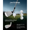 image:imageVEVOR Golf Club Set 12 Pieces Golf Club Complete Set Right Handed with 460CC 1 Driver 3 amp 5 Fairway Wood 4 Hybrid 56789PWSW Irons LShaped Putter Golf Stand BagGolfset Orange