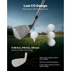 image:imageVEVOR Golf Club Set 12 Pieces Golf Club Complete Set Right Handed with 460CC 1 Driver 3 amp 5 Fairway Wood 4 Hybrid 56789PWSW Irons LShaped Putter Golf Stand BagGolfset Black
