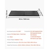 image:imageVEVOR Gym Wall Padding TearResistant Wall Mat Removable 2 Thick Foam High Density Basketball Court WallMounted Padding Durable Waterproof Protective Pad for Gym Garage BasementBlack