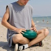image:imageVEVOR Handpan Drum 22 in 9 Notes Steel Hand Drum 432Hz D Minor Musical Drums with Woven Edge Guard 2 Mallets amp Carrying Case FadeResistant Percussion Instrument for Professional PerformanceGreen