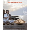 image:imageVEVOR Handpan Drum 22 in 9 Notes Steel Hand Drum 432Hz D Minor Musical Drums with Woven Edge Guard 2 Mallets amp Carrying Case FadeResistant Percussion Instrument for Professional PerformanceGolden