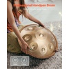 image:imageVEVOR Handpan Drum 22 in 9 Notes Steel Hand Drum 432Hz D Minor Musical Drums with Woven Edge Guard 2 Mallets amp Carrying Case FadeResistant Percussion Instrument for Professional PerformanceGolden