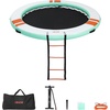 image:imageVEVOR Inflatable Floating Dock Inflatable Dock Platform NonSlip Water Air Mat with Portable Carrying Bag and Detachable Ladder Floating Water Platform Island Raft for Pool Beach OceanWhite  Blue  Orange