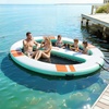 image:imageVEVOR Inflatable Floating Dock Inflatable Dock Platform NonSlip Water Air Mat with Portable Carrying Bag and Detachable Ladder Floating Water Platform Island Raft for Pool Beach OceanWhite  Blue  Orange