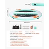 image:imageVEVOR Inflatable Floating Dock Inflatable Dock Platform NonSlip Water Air Mat with Portable Carrying Bag and Detachable Ladder Floating Water Platform Island Raft for Pool Beach OceanWhite  Blue  Orange