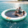 image:imageVEVOR Inflatable Floating Dock Inflatable Dock Platform NonSlip Water Air Mat with Portable Carrying Bag and Detachable Ladder Floating Water Platform Island Raft for Pool Beach OceanWhite  Blue  Orange