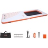 image:imageVEVOR Inflatable Floating Dock Inflatable Dock Platform NonSlip Water Air Mat with Portable Carrying Bag and Detachable Ladder Floating Water Platform Island Raft for Pool Beach OceanWhite  Orange