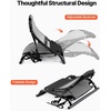 image:imageVEVOR Kayak Seat 1 Pack 13 Raised Height Universal Foldable Canoe Seat with Adjustable Back Support Adjustable Straps and Aluminum Alloy Frame for SitonTopFishingInflatable Kayaks amp Canoes