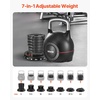 image:imageVEVOR Kettlebell Adjustable Kettlebell with 7 Weight Levels DieCast Aluminum and ABS Material for Grip Strength Training Fullbody Workout amp CrossTraining