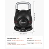 image:imageVEVOR Kettlebell Adjustable Kettlebell with 7 Weight Levels DieCast Aluminum and ABS Material for Grip Strength Training Fullbody Workout amp CrossTraining