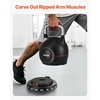 image:imageVEVOR Kettlebell Adjustable Kettlebell with 7 Weight Levels DieCast Aluminum and ABS Material for Grip Strength Training Fullbody Workout amp CrossTraining