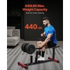 image:imageVEVOR Leg Press Machine 700550440 LBS Capacity Lower Body Special Leg Machines Adjustable Leg Strength Workout for HighIntensity Presses Home Gym Workout Training Weight EquipmentSeated Leg Press Machine 440lbs