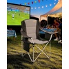 image:imageVEVOR Oversized Camping Folding Chair Portable Heavy Duty Outdoor Quad Lumbar Back Padded with Side Pockets Cup Holder and Cooler Bag for Beach Lawn Picnic Fishing Backpacking 2 Pack1 Pack