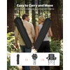 image:imageVEVOR Oversized Camping Folding Chair Portable Heavy Duty Outdoor Quad Lumbar Back Padded with Side Pockets Cup Holder and Cooler Bag for Beach Lawn Picnic Fishing Backpacking 2 Pack2 Pack