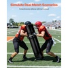 image:imageVEVOR PVC Step Over Dummy HighDensity Sponge Blocking Pad Equipment Heavy Duty Tackle Dummies with Handles Great for Footwork Drills Sports Training PracticeBlack
