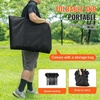 image:imageVEVOR Portable Folding Bench 6 Seat Soccer Bench with Storage Pockets Cup Holders amp Carrying Bag Lightweight Sideline Seating with Sunshade for Football Baseball Camping Outdoor Events BlackNo Backrest or Canopy  6 Seats