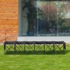 image:imageVEVOR Portable Folding Bench 6 Seat Soccer Bench with Storage Pockets Cup Holders amp Carrying Bag Lightweight Sideline Seating with Sunshade for Football Baseball Camping Outdoor Events BlackNo Backrest or Canopy  6 Seats