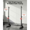 image:imageVEVOR Power Cage Squat Rack Home Gym Power Rack with Adjustable Height amp Width 550LBS Strength Training Workout Equipment with Barbell Storage Racks amp JHooks for Bench Press Squat Weight Lifting