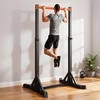 image:imageVEVOR Pull Up Bar 330LBS Capacity Portable Pullup Bar Station Pullup Bars Free Standing with HFrame Structure amp HeavyDuty Steel Tube 8 Level Height Adjustment Gravity Fitness for Arms Back Chest