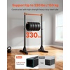 image:imageVEVOR Pull Up Bar 330LBS Capacity Portable Pullup Bar Station Pullup Bars Free Standing with HFrame Structure amp HeavyDuty Steel Tube 8 Level Height Adjustment Gravity Fitness for Arms Back Chest