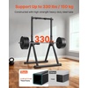 image:imageVEVOR Pull Up Bar 330LBS Capacity Portable Pullup Bar Station Pullup Bars Free Standing with Triangular Structure amp HeavyDuty Steel Tube 9 Level Height Adjustment Gravity Fitness for Arms Back
