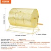 image:imageVEVOR Raffle Ticket Spinner  12 x 8 Inch Raffle Drum Lottery Spinning Drawing Brass Plated Raffle Tickets Roll Box with Wooden Turning Handle Holds 2500 Tickets or 100 Ping Pong Balls for Events16 x 12 inch  Medium