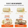 image:imageVEVOR Raffle Ticket Spinner  12 x 8 Inch Raffle Drum Lottery Spinning Drawing Brass Plated Raffle Tickets Roll Box with Wooden Turning Handle Holds 2500 Tickets or 100 Ping Pong Balls for Events12x8inchSmall