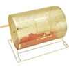image:imageVEVOR Raffle Ticket Spinner  12 x 8 Inch Raffle Drum Lottery Spinning Drawing Brass Plated Raffle Tickets Roll Box with Wooden Turning Handle Holds 2500 Tickets or 100 Ping Pong Balls for EventsLarge  22 x 14 inch