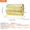 image:imageVEVOR Raffle Ticket Spinner  12 x 8 Inch Raffle Drum Lottery Spinning Drawing Brass Plated Raffle Tickets Roll Box with Wooden Turning Handle Holds 2500 Tickets or 100 Ping Pong Balls for EventsLarge  22 x 14 inch