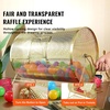 image:imageVEVOR Raffle Ticket Spinner  12 x 8 Inch Raffle Drum Lottery Spinning Drawing Brass Plated Raffle Tickets Roll Box with Wooden Turning Handle Holds 2500 Tickets or 100 Ping Pong Balls for EventsLarge  22 x 14 inch