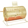 image:imageVEVOR Raffle Ticket Spinner  12 x 8 Inch Raffle Drum Lottery Spinning Drawing Brass Plated Raffle Tickets Roll Box with Wooden Turning Handle Holds 2500 Tickets or 100 Ping Pong Balls for EventsLarge  22 x 14 inch