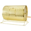 image:imageVEVOR Raffle Ticket Spinner  12 x 8 Inch Raffle Drum Lottery Spinning Drawing Brass Plated Raffle Tickets Roll Box with Wooden Turning Handle Holds 2500 Tickets or 100 Ping Pong Balls for EventsLarge  22 x 14 inch