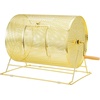 image:imageVEVOR Raffle Ticket Spinner  12 x 8 Inch Raffle Drum Lottery Spinning Drawing Brass Plated Raffle Tickets Roll Box with Wooden Turning Handle Holds 2500 Tickets or 100 Ping Pong Balls for Events16 x 12 inch  Medium