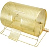 image:imageVEVOR Raffle Ticket Spinner  12 x 8 Inch Raffle Drum Lottery Spinning Drawing Brass Plated Raffle Tickets Roll Box with Wooden Turning Handle Holds 2500 Tickets or 100 Ping Pong Balls for EventsLarge  22 x 14 inch
