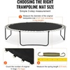 image:imageVEVOR Replacement Trampoline Mat Jumping Mat Fits 12131415 ft Frame Universal Jumping Round Trampoline UVResistant Mat with Spring Tool amp 728092 VRings Fit 55657 Spring Length12FT72 VringsFit 55 Spring Length