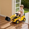 image:imageVEVOR Ride On Toddler Car Push Car for Toddler 19 to 36 Months Excavator Digger Toy with Helmet amp Music 55 lbs Load Capacity FoottoFloor Walker for Kids YellowYellow