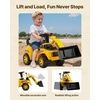 image:imageVEVOR Ride On Toddler Car Push Car for Toddler 19 to 36 Months Excavator Digger Toy with Helmet amp Music 55 lbs Load Capacity FoottoFloor Walker for Kids YellowYellow