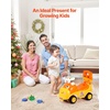 image:imageVEVOR Ride On Toddler Car Push Car for Toddler 19 to 36 Months Excavator Digger Toy with Helmet amp Music 55 lbs Load Capacity FoottoFloor Walker for Kids YellowColorful