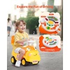 image:imageVEVOR Ride On Toddler Car Push Car for Toddler 19 to 36 Months Excavator Digger Toy with Helmet amp Music 55 lbs Load Capacity FoottoFloor Walker for Kids YellowColorful
