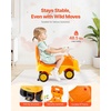image:imageVEVOR Ride On Toddler Car Push Car for Toddler 19 to 36 Months Excavator Digger Toy with Helmet amp Music 55 lbs Load Capacity FoottoFloor Walker for Kids YellowColorful