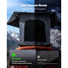 image:imageVEVOR Rooftop Tent Hard Shell 23 Person Roof Top Tent for Car SUV Truck Jeep Van Camping with Telescopic Ladder Thick Mattress amp LED LightBlack