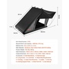 image:imageVEVOR Rooftop Tent Hard Shell 23 Person Roof Top Tent for Car SUV Truck Jeep Van Camping with Telescopic Ladder Thick Mattress amp LED LightBlack
